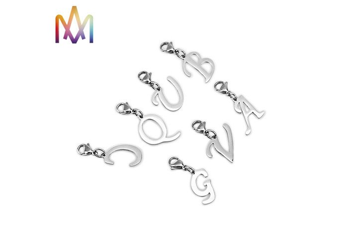 Lobster Clasp A-Z Alphabet Custom Shaped Keychains