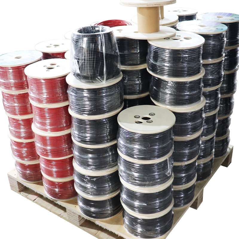 UV Resistance PV Solar Cable / Coaxial Power Cable XLPE Sheathed