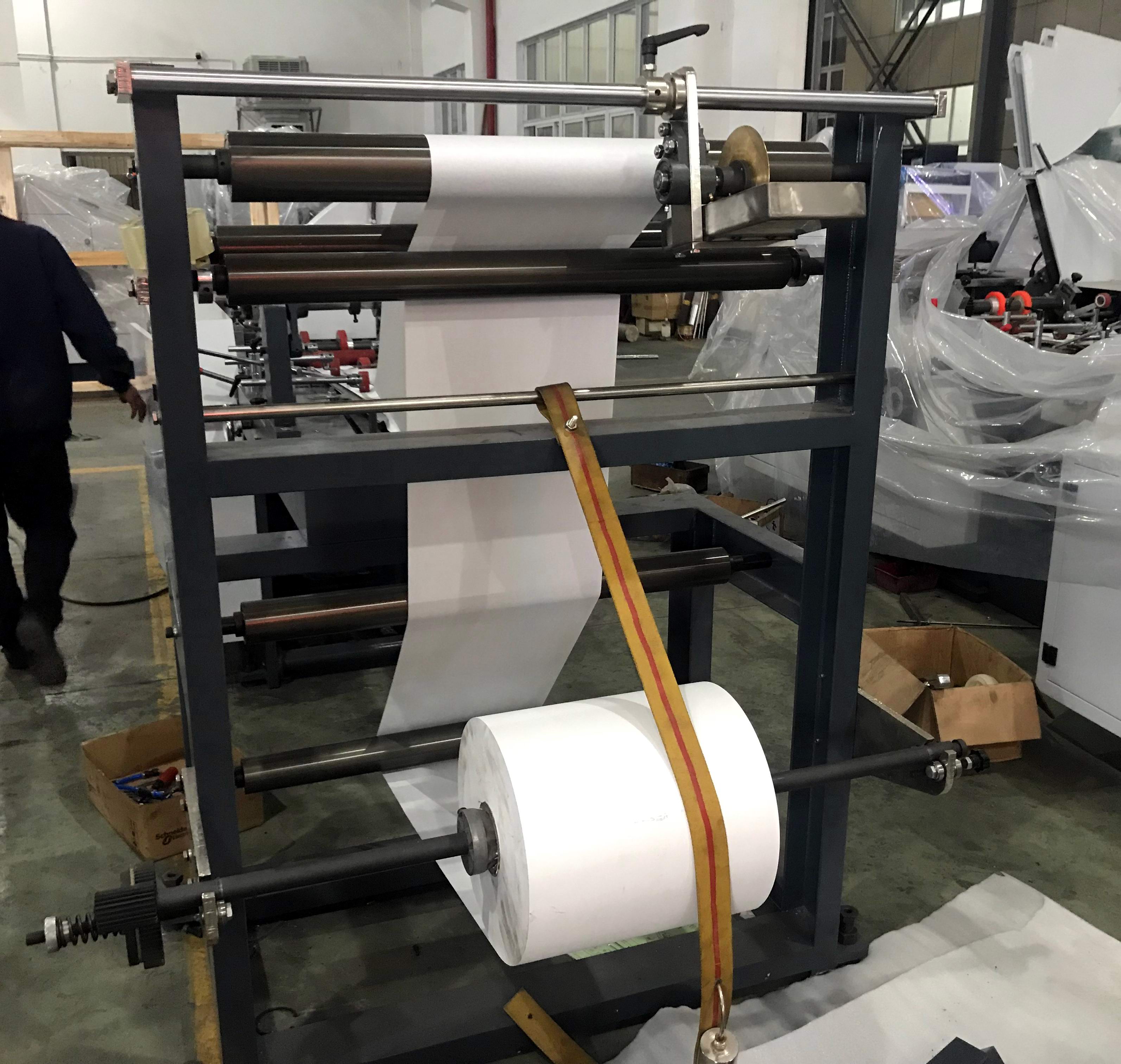 2019 new hotsale  mechanical type flat v bottom paper bag making machine
