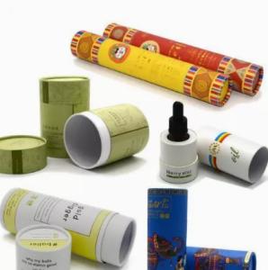 China Round Craft Paper Tube Packaging Box Customized Cosmetic Packaging Container wholesale