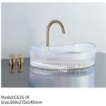 Sleek Glass Basin Sink for Trendy and Sophisticated Bathroom Designs