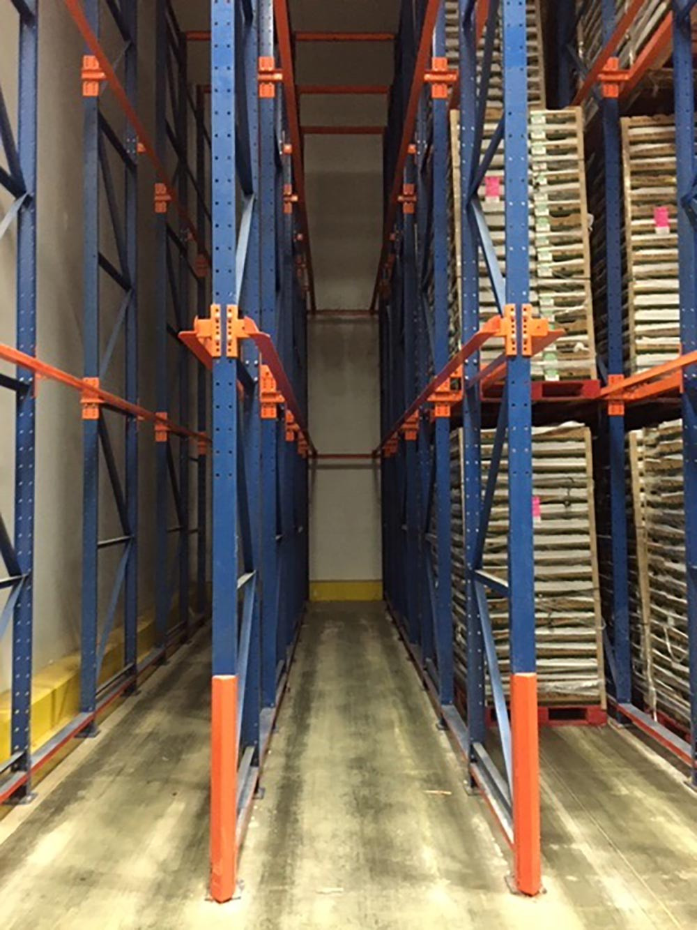 Warehouse Drive Through Pallet Racking Scale Adjustable Heavy Duty