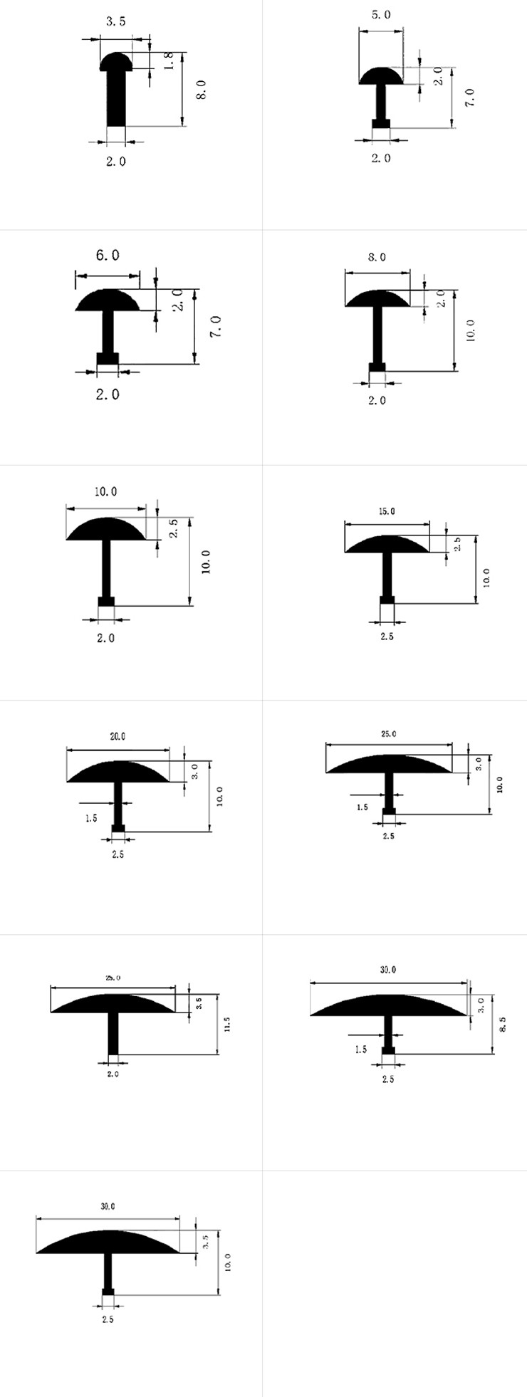 Anticorrsion Copper Extrusion T Shapes for interior decoration