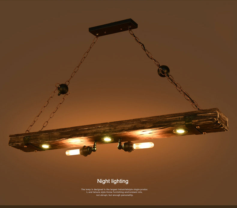 Industrial Style Chandelier American Loft Retro Personalized Restaurant lamp(WH-VP-224)