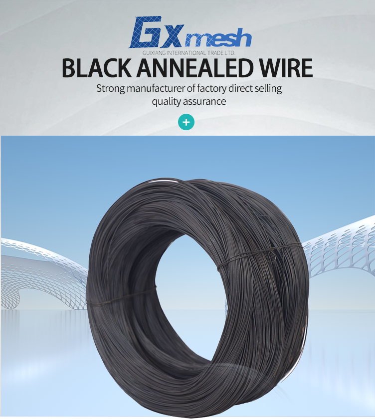 Anping Factory High Quality Black Iron Wire/black Annealed Iron Wire