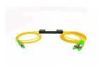 Small Fiber Optic Splitter Wide Wavelength Bandwidth High Availability