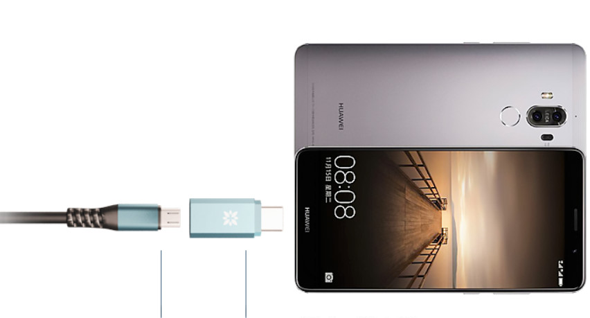 Colorful USB To USB C Adapter , Fast Charging USB 3.1 Type C Cable Resistor
