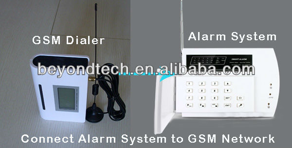New LCD Display Convenient Universal Auto GSM Alarm Dialer for Medical Alert System