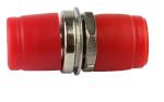 Red UPC Fiber Optic Cable Adapter , Fc Fiber Adapter Wave Length 1310/1550nm