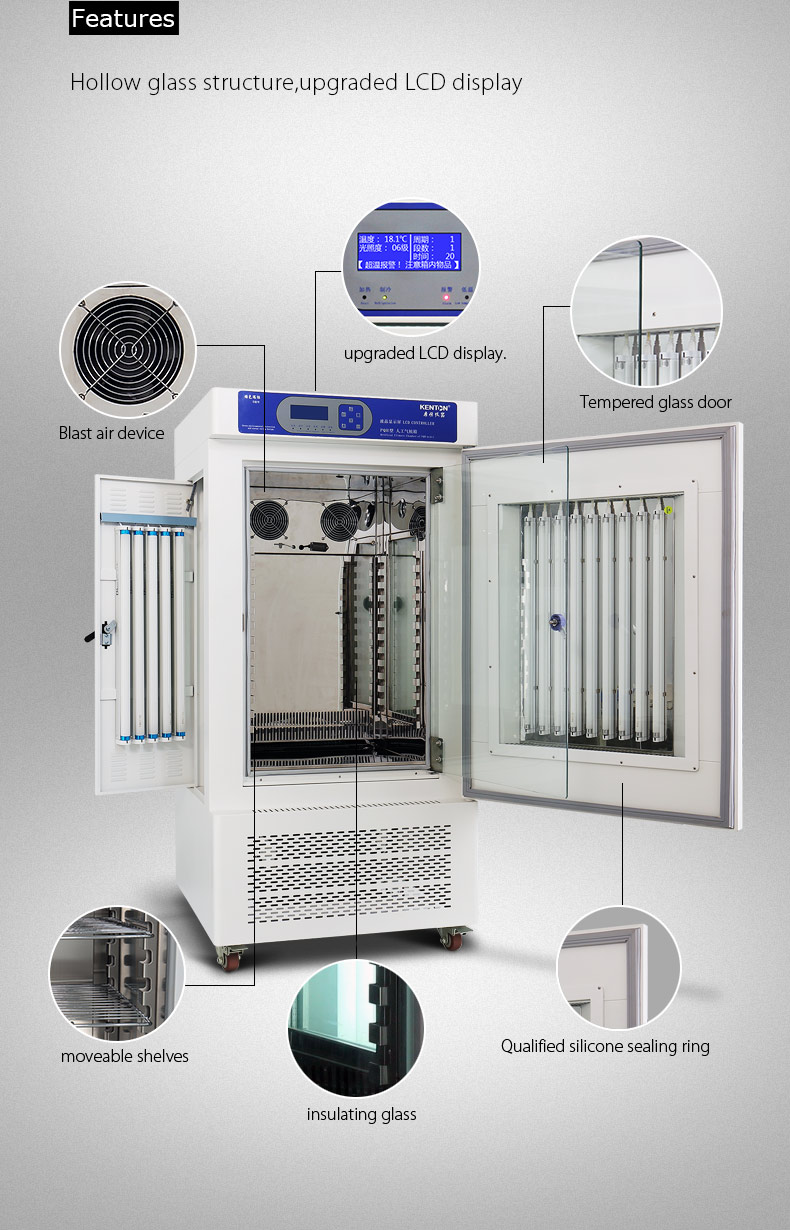 Insect Climatic Chamber 100-800L Lab Climate Incubator OEM