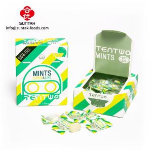 China Sugar Free Grapes Flavoured Strong Mints Candy In Paper Box Pack wholesale