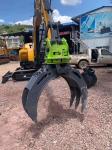 Excavator Hydraulic Rotating Log Grapples Grab For CAT320 PC200