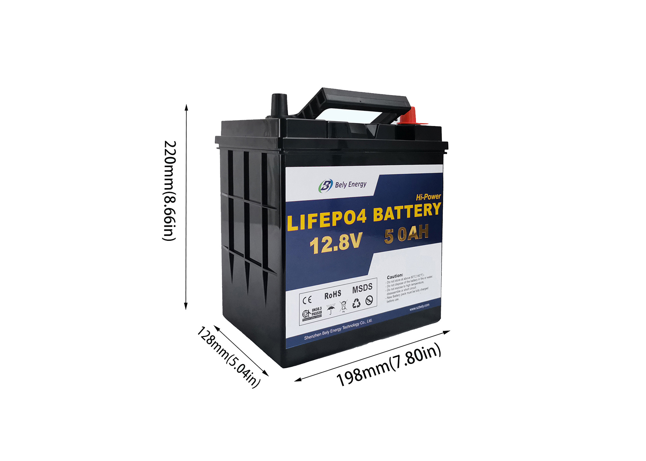 640Wh 12V 50000mAh Golf Cart Lithium Battery For Golf Buggy