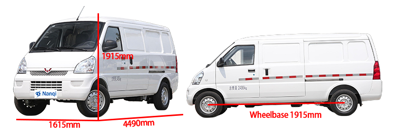 2023 Pure Electric Wuling Rongguang EV Basic Window Sealing Car Penghui Battery