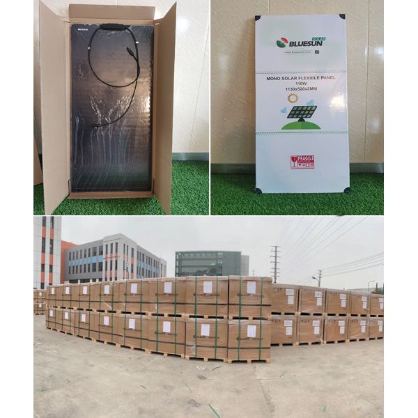 Bluesun Mono Flexible 12V Solar Panels 150 Watt Sun Power Cell 110w Flexible Solar Panels