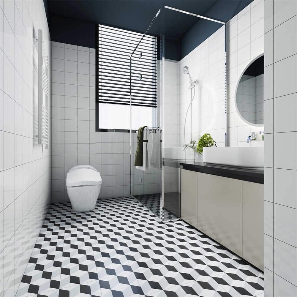 Scratch-Resistant 200x200mm Wall And Floor Tiles For Living Room And Non-Slip Ceramic Rustic Tiles For project