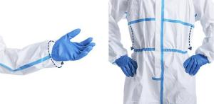 China Comfortable Safety Protective Clothing , Medical Waterproof Disposable Coveralls wholesale