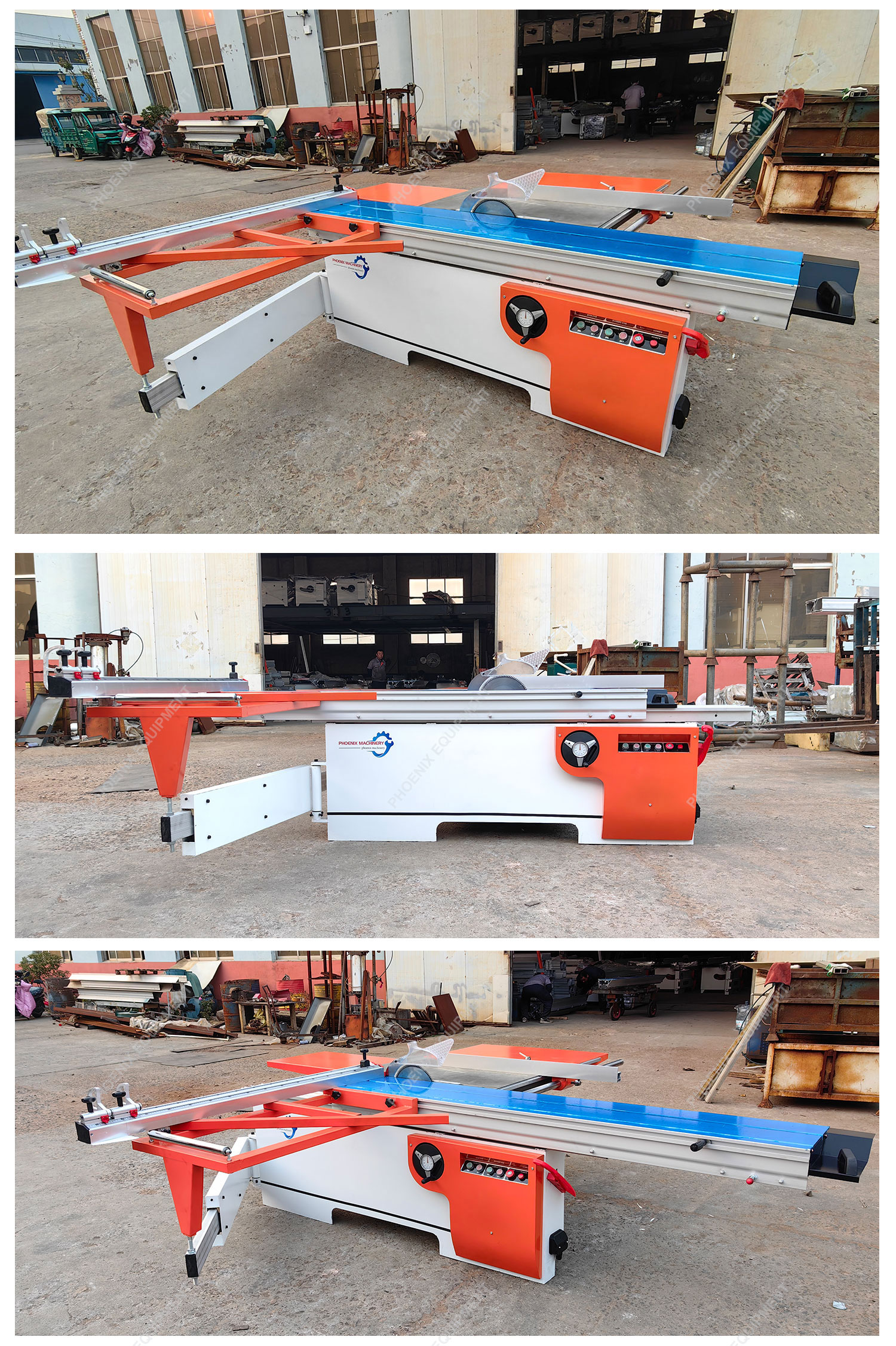 2300mm Sliding Table Length High Precision Panel Saw for Woodworking Cutting PVC Board