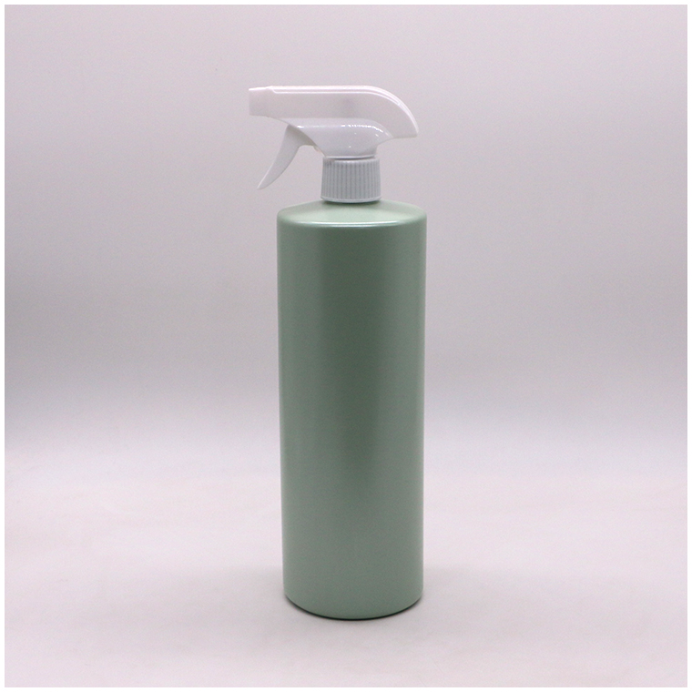HDPE Collar 1L 1000mL Customized Color Pump/Sprayer Lotion Bottle Shampoo Containers