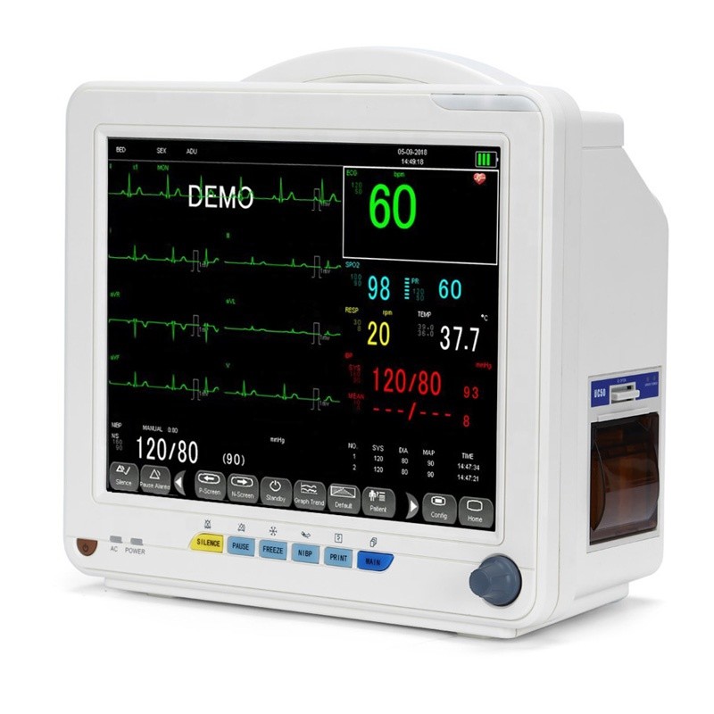 Pulse Oximeter Machine Professional Multi Parameter Patient Monitor Support Touch Screen