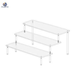 China Versatile virgin PMMA Acrylic Display Stands for jewelry cosmetics electronics wholesale