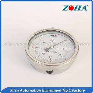 China Power Station SS Pressure Gauge Bottom Connection Water Resistant 100mm wholesale
