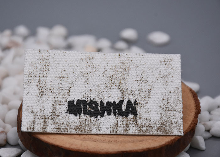 Custom Cotton Printing Ink Logo Screen Printing Label For Garments