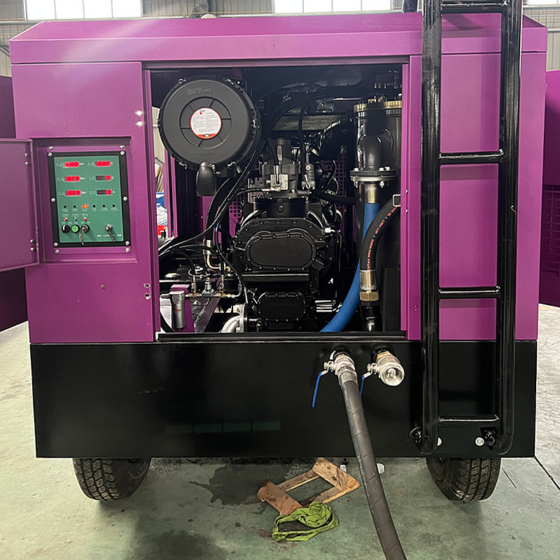 Mobile Screw Air Compressor Diesel Driven Screw Type Air Compressor Industrial Screw Air Compressor Machine