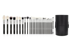 China Vonira 27 Pieces Luxury Makeup Brushes Set With Brush Cylinder wholesale