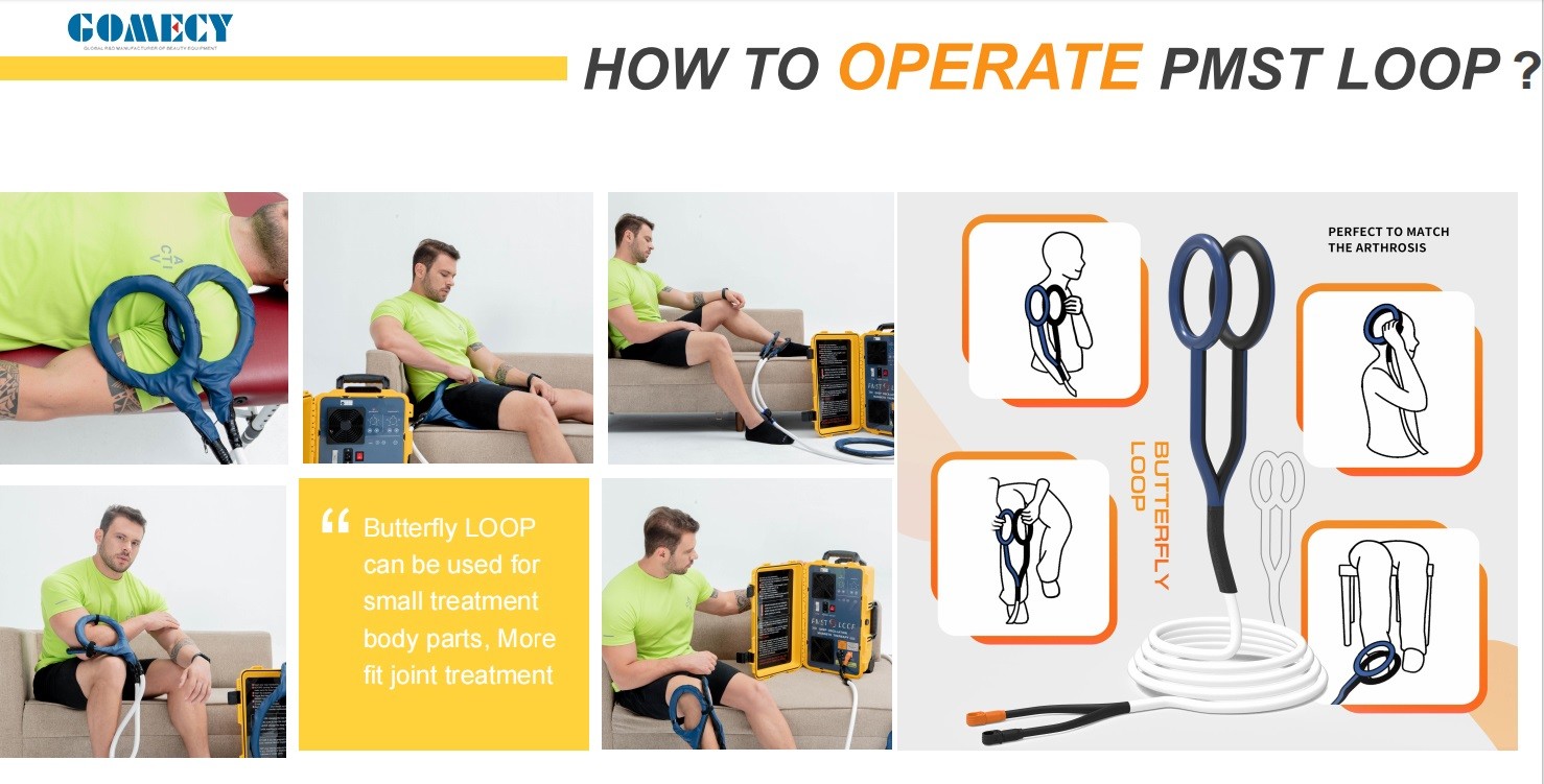 PMST Loop Mat Pemf Magnetic Pulsed Field Magnetic Therapy Human Pain Relief