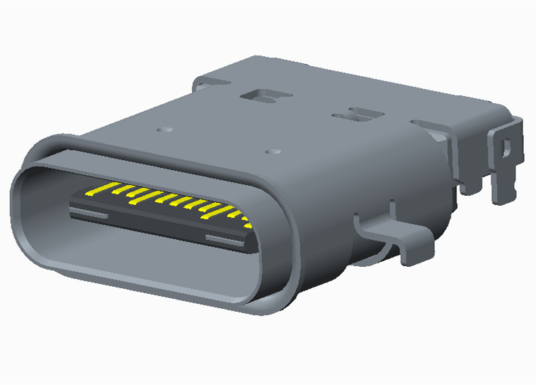 USB3.1 Type-C Connector,IP67 Waterproof type 24 Contact Usb 3.1 Type C Connector , HULYN