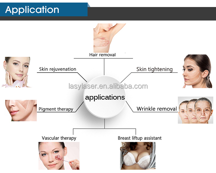 RF OPT IPL Laser Hair Removal Machine , SHR Laser Freckle Removal Machine