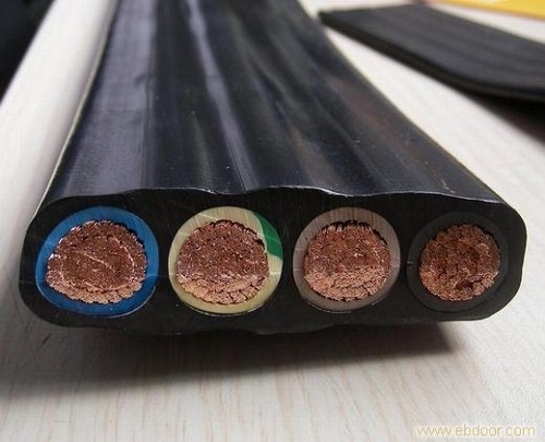 Flat crane cables, lifter cable, Flat lifter cable, Echu cable factory