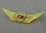 Soft Enamel Youth Flying Club Souvenir Badges With Gold Plating