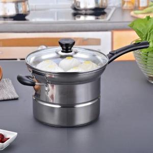 China Stainless Steel Kitchen Sauce Pans Sustainable Eco Friendly Milk Pot wholesale
