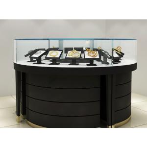 China Customized Hot Sale Luxury Showcase Jewelry Display Stand Jewelry Display Kiosk Jewelry Showroom Layout and Design wholesale