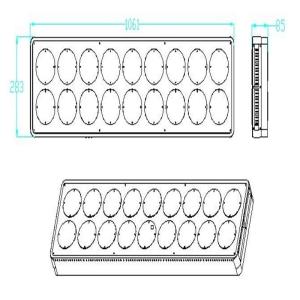 China cheapest price high lumen apollo 18 800w name all fruits induction grow lights hydroponic wholesale