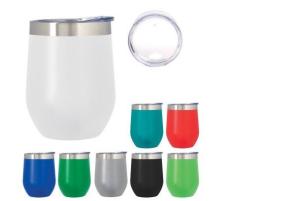 China Multi Colored Stemless Wine Tumbler Double Walled Stainless Steel Material wholesale
