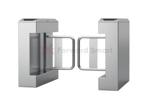 China Servo Motor Mechanism Glass Swing Turnstile Gate wholesale