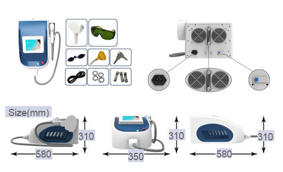 NUBWAY 2019 hot sale professional beauty salon use portable mini diode laser 808nm hair removal machine