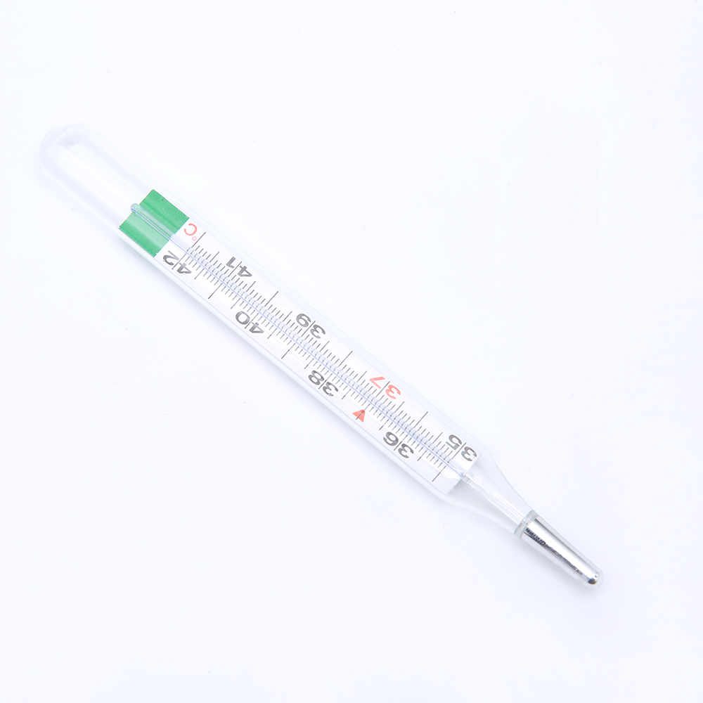 clinical thermometer, mercury free glass thermometer, non mercury thermometer