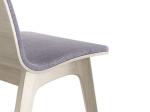 Pure Solid Wood Restaurant Dining Chair , Casual Modern Cafe Chair