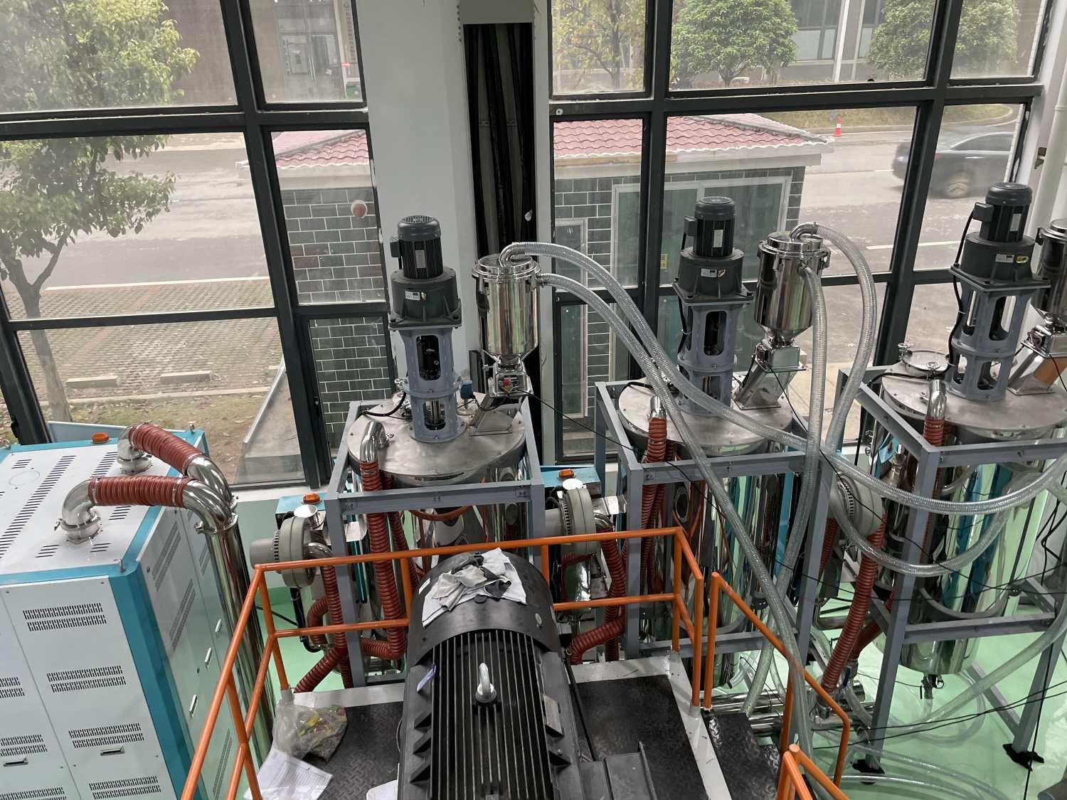 China Crystallizing Drying Machine Crystallizer Dryer OCR-2500 for PET PLA PA TPU Sticky Material