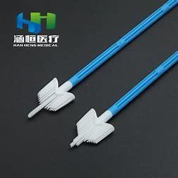 China ISO13485 Broom Head Gynecology Examination Cervical Sampler With Battery Supply wholesale