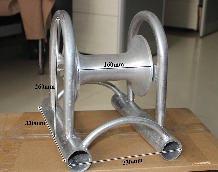 Electrical cable roller, wire cable pulley with hook, Straight line cable block