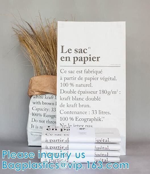 LE SAC EN PAPIER Craft Bag, Multi-purpose Toys Clothes Drawer Organizer Laundry Bag Fruit Flower Plant Pot Cover 0