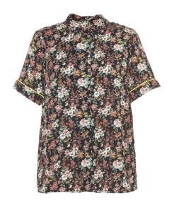 China Ladies Fashion Tops With Colorful Flower Printed 2020 New Design wholesale