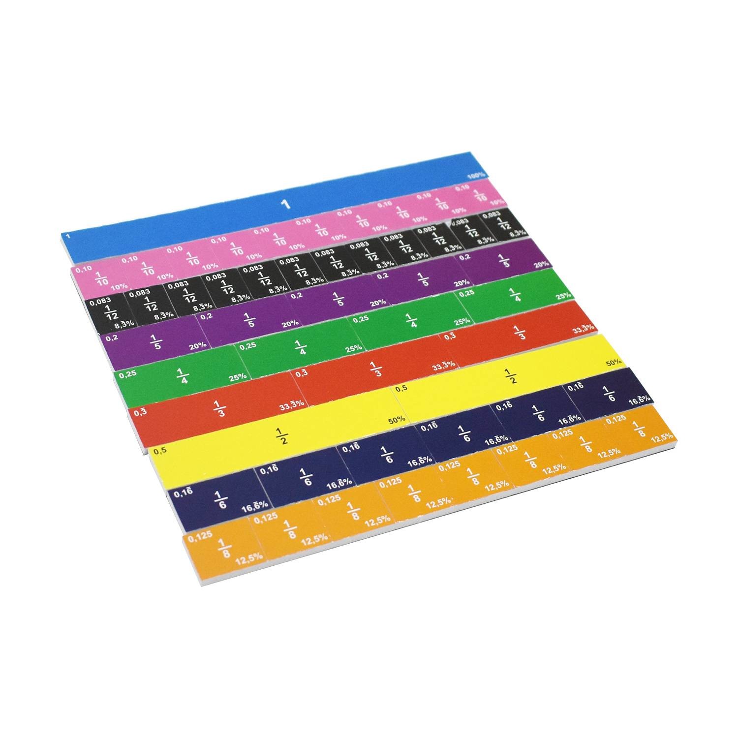 Children Early Learning Magnetic Fraction Tiles Educational Magnetic Math Puzzle