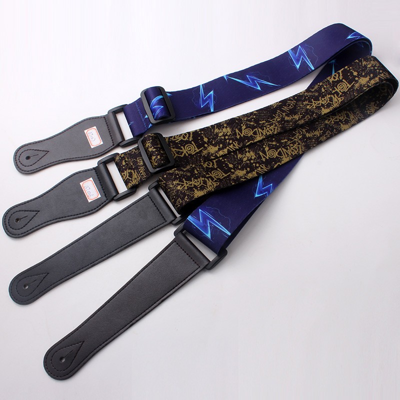Design with colorful guitar strap for boys and girls cool musical instrument accessories