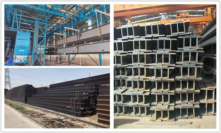 100-1000mm Web Width H Section Shape Steel Structure Column Welded H Beam for Customized Construction Solutions